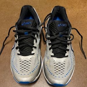 ASICS Dynamic Duomax size9 color gray, blue, black